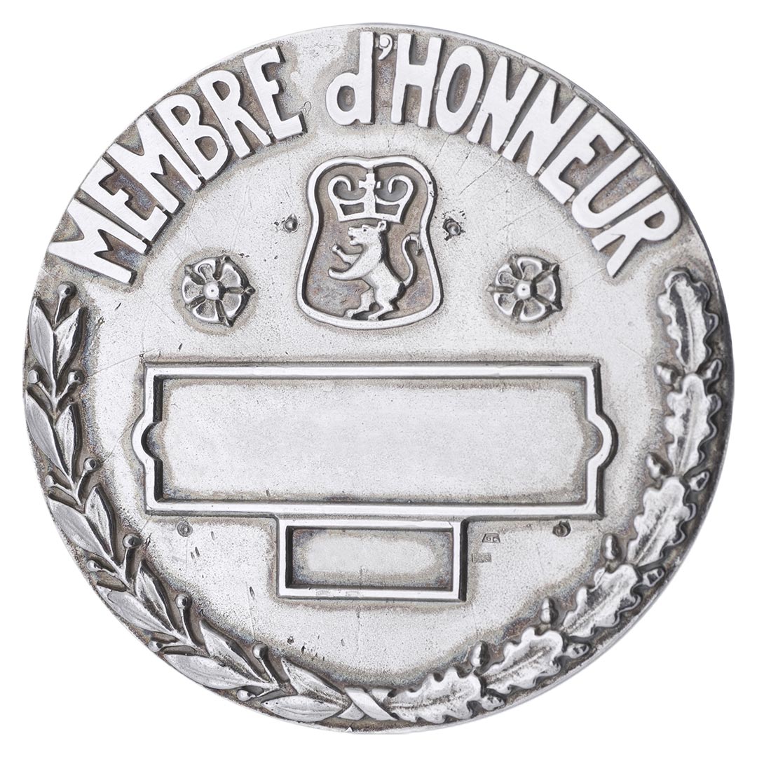 Revers de la médaille des Membres d'honneur des Amis de l'Hôtel de Groesbeeck-de Croix.