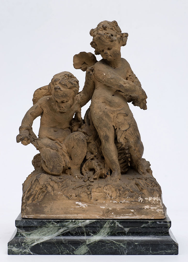 Laurent DELVAUX (Gand 1696 – Nivelles 1778), La source, bozzetto, 18e siècle, H. 31 cm. (Sculpture)