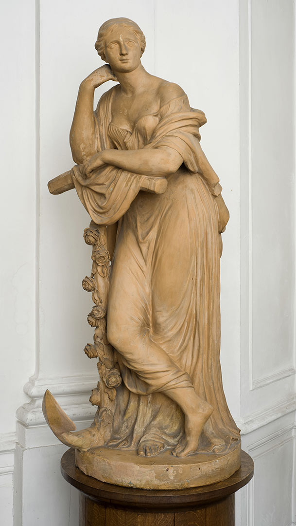 Jacques RICHARDOT (1743 – 1806), Le sommeil et l'espérance, terre cuite, fin 18e siècle. (Sculpture)