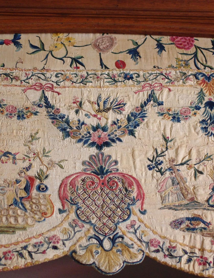 Rideaux de la chambre de la Marquise. (Textile)